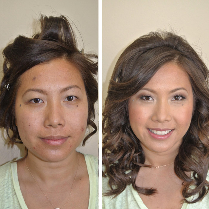 Before and After Hair and Makeup Portfolio